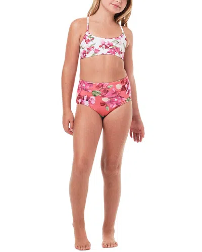 Submarine Kids' Highs And Lows Bikini In Pink