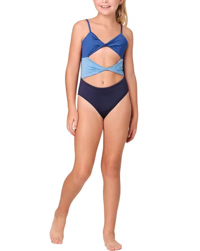 Submarine Kids' Irreversible One-piece In Blue