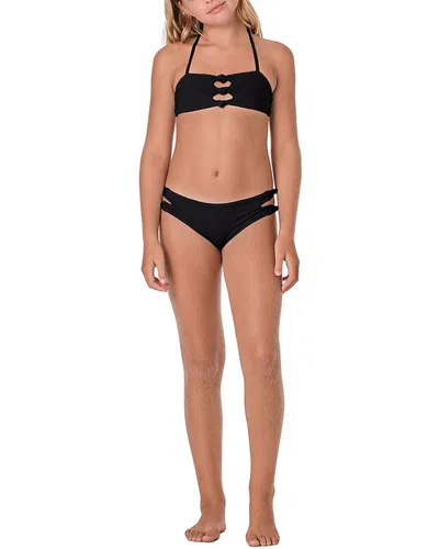 Submarine Knot Me Bikini Set In Black