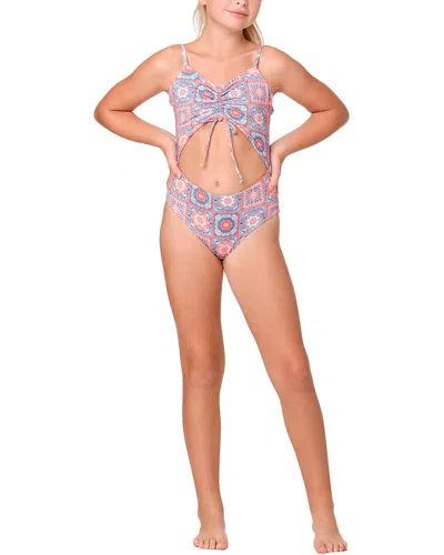 Submarine Kids' Peek A Boo One-piece In Multi