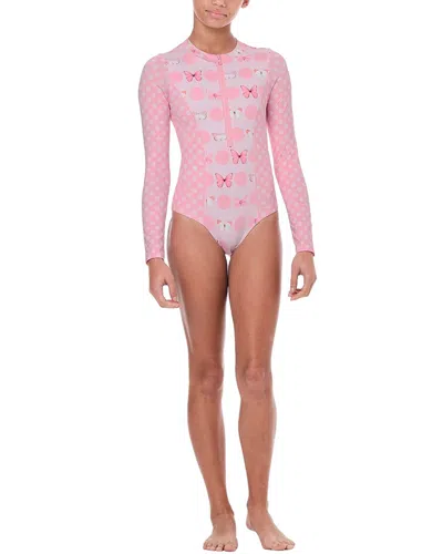 Submarine Scuba Doo Rashguard One-piece In Pink