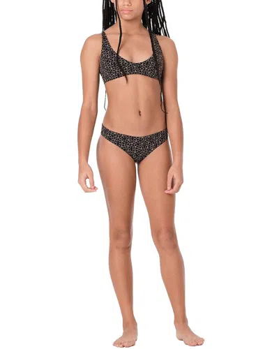 Submarine Kids' So Fancy! Bikini Set In Brown