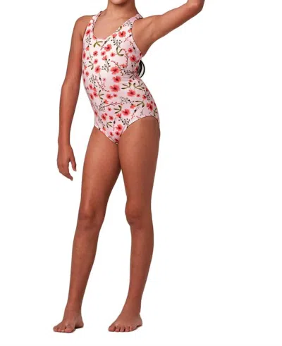 Submarine Teen's Not Too Basic Blossom One-piece In Pink In Multi
