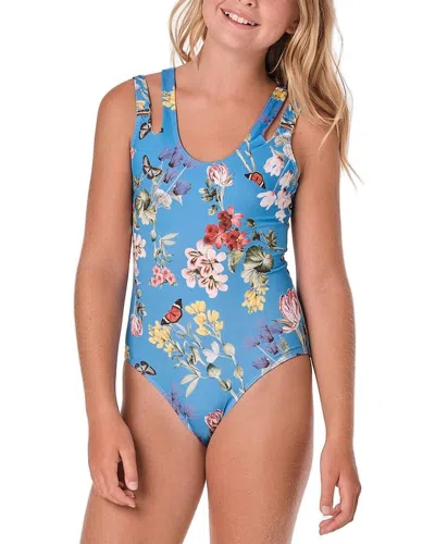 Submarine Kids' Think Twice Swimwear In Blue