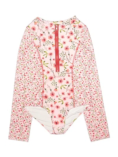 Pre-owned Submarine Wetsuit In Pink