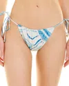 Suboo Agate Ruched String Bottom In Multi
