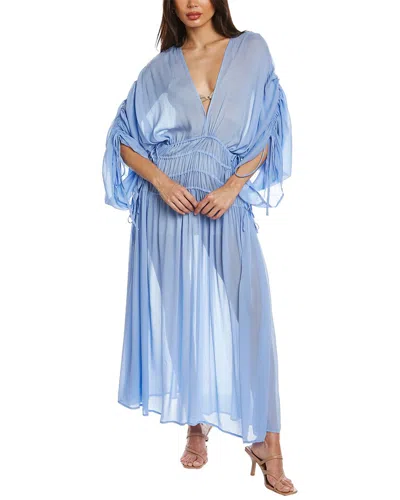 Suboo Aura Maxi Caftan Dress In Blue