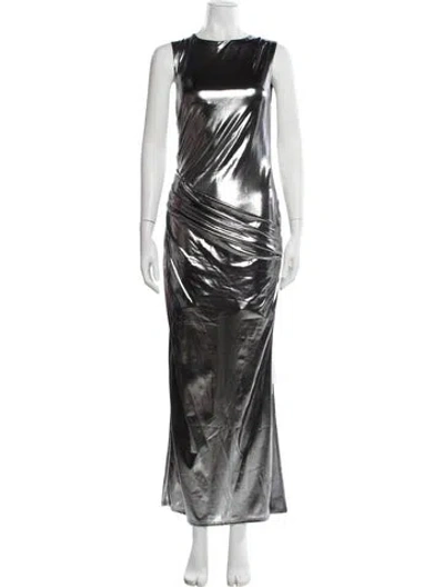 Pre-owned Suboo Crew Neck Long Dress W/ Tags In Multicolor