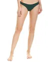 Suboo Jungalow Ring Side High-cut Bikini Bottom In Green