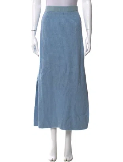 Pre-owned Suboo Long Skirt In Blue