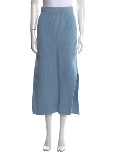 Pre-owned Suboo Midi Length Skirt In Blue