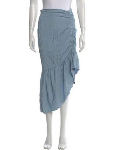 Pre-owned Suboo Midi Length Skirt In Blue