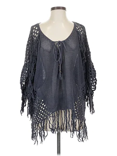 Pre-owned Suboo Poncho In Blue