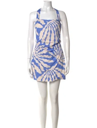 Pre-owned Suboo Printed Mini Dress In Multi