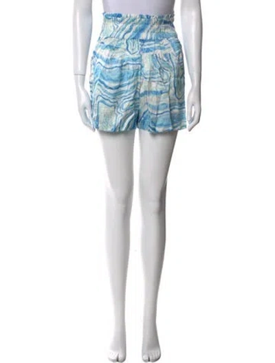 Pre-owned Suboo Printed Mini Shorts In Multi