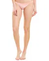 Suboo Velvet Slim Bikini Bottom In Pink