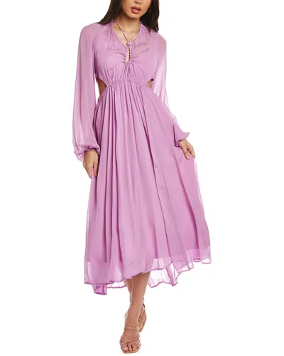 Suboo Vera One-shoulder Maxi Dress In Purple