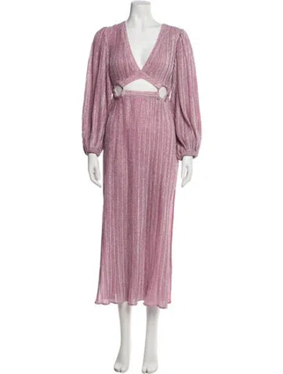 Pre-owned Suboo V-neck Long Dress