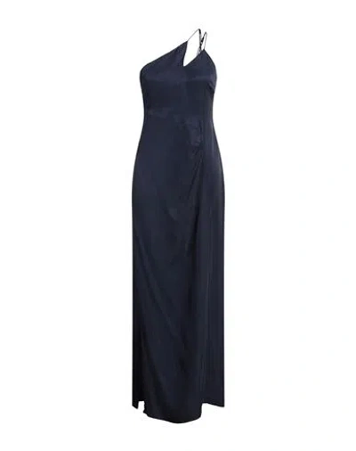 Suboo Woman Maxi Dress Navy Size S Cupro, Viscose