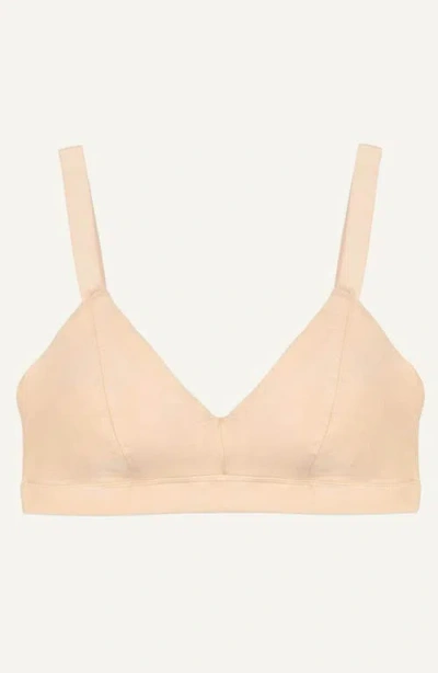 Subset Triangle Soft Bra In Wheat