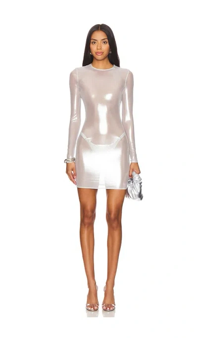 Subsurface X Revolve Long Sleeve Liquid Mini In Metallic Silver