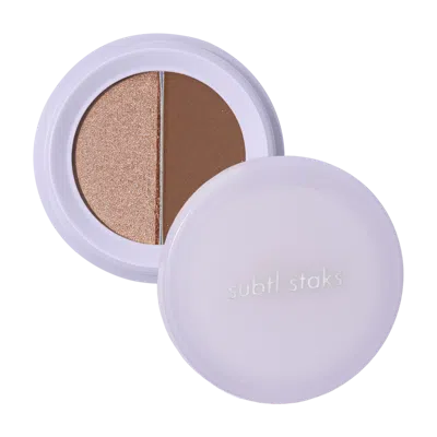 Subtl Beauty Eyeshadow Duo - Dune In Sand