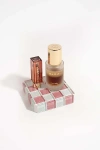 Subtle Art Studios Glass Tile Checkered Cube In Pink Himalayan Milk Chocolate