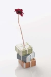 Subtle Art Studios Glass Tile Incense Holder In Sage
