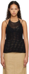 Subtle Le Nguyen Black Layered Tank Top In Black