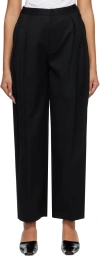 Subtle Le Nguyen Black Pleated Trousers In Black