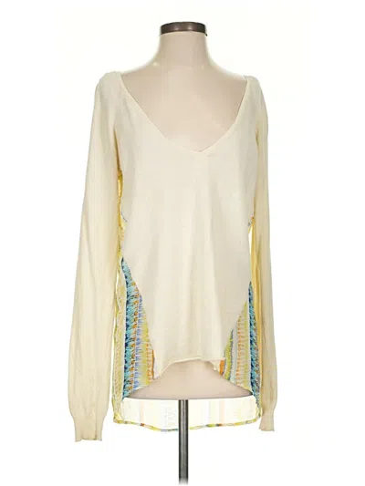 Pre-owned Subtle Luxury Pullover Sweater In White