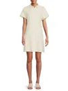 Subtle Luxury Women's Wynne Linen Blend Coverup Shirtdress In Sand
