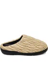 Subu Banquet Sequin Mules In Gold