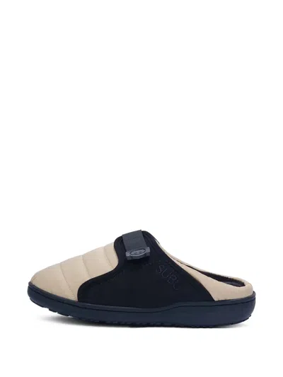 Subu Gesteppte Slipper Mit Klettverschluss In Neutral
