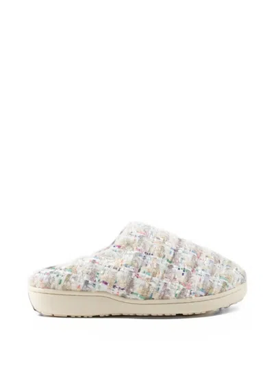 Subu Concept Cloudbow Slippers In White