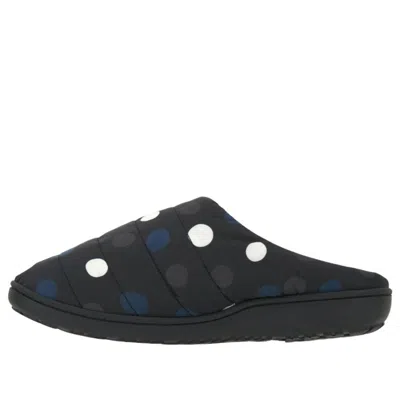 Subu Down Sandals 'three Dot' In Black