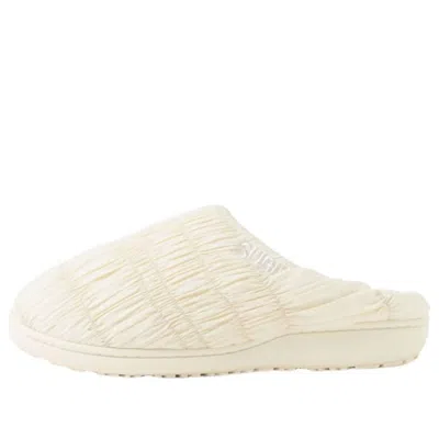 Subu × Gata Slipper 'ecru' In White