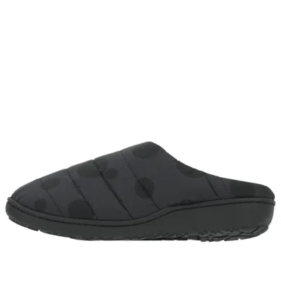 Subu Originals Winter Sandals 'charcoal Snow Dot' In Black