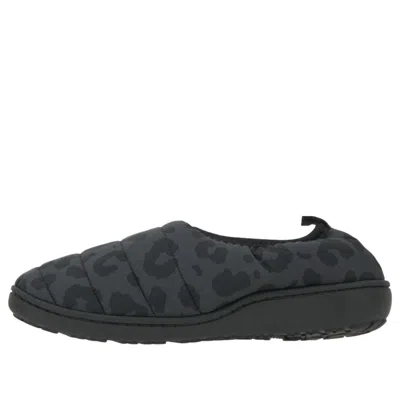Subu Packable Exclusive 'leopard Charcoal' In Black