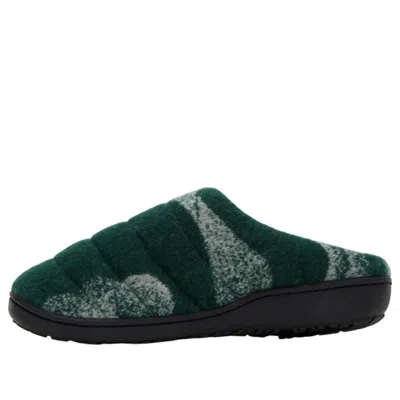 Subu X And Wonder Mountain Camo Wool Originals Sandals'green'