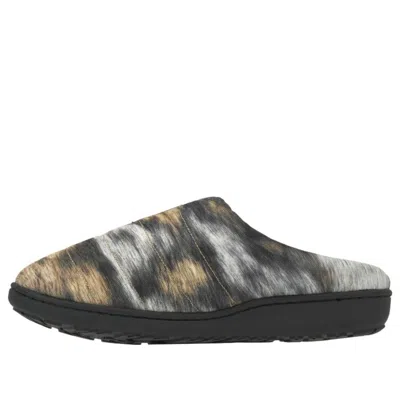 Subu X Carhartt Wip Cordura Slippers 'wild Dog Print' In Multi