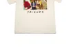 Suburban Riot Friends Armadillo Boyfriend Tee In White In White