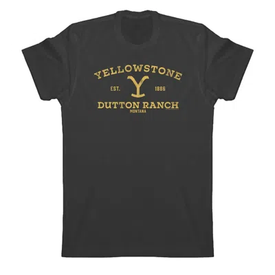 Suburban Riot Yellowstone Dutton Ranch Tee In Faded Black