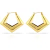 Sucré Couture Mona Lisa Door Knocker Earrings In Gold