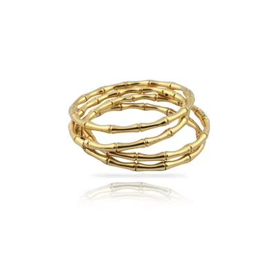 Sucré Couture Women's Gold Oshun Bangles