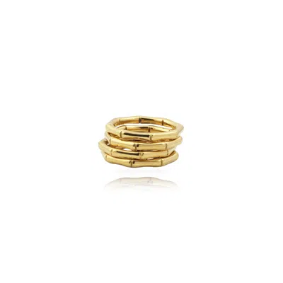 Sucré Couture Women's Gold Oshun Ring Set