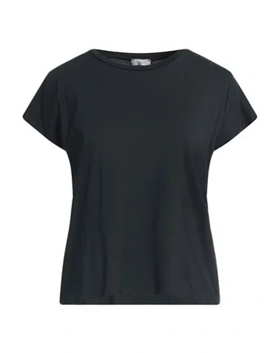 Sud Woman T-shirt Black Size 3 Cotton