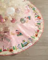 Sudha Pennathur Beaded Christmas Scenes Tree Skirt