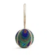 Sudha Pennathur Beaded Peacock Bauble In Multi