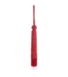 Sudha Pennathur Beaded Tassel Tree Decoration In Red